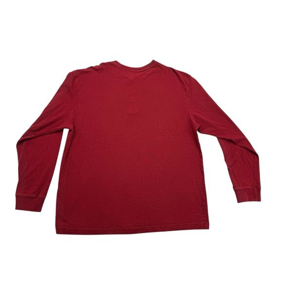 RedHead Shirt Mens XL Red Henley Long Sleeve Cotton Outdoors Hiking - Picture 2 of 10